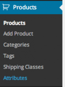 Setting up Attributes in WooCommerce